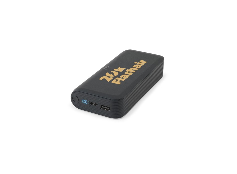 BECKER 20. Power bank da 20'000 mAh in ABS riciclato (100% rABS) con caricatore wireless superveloce da 15W FullGadgets.com