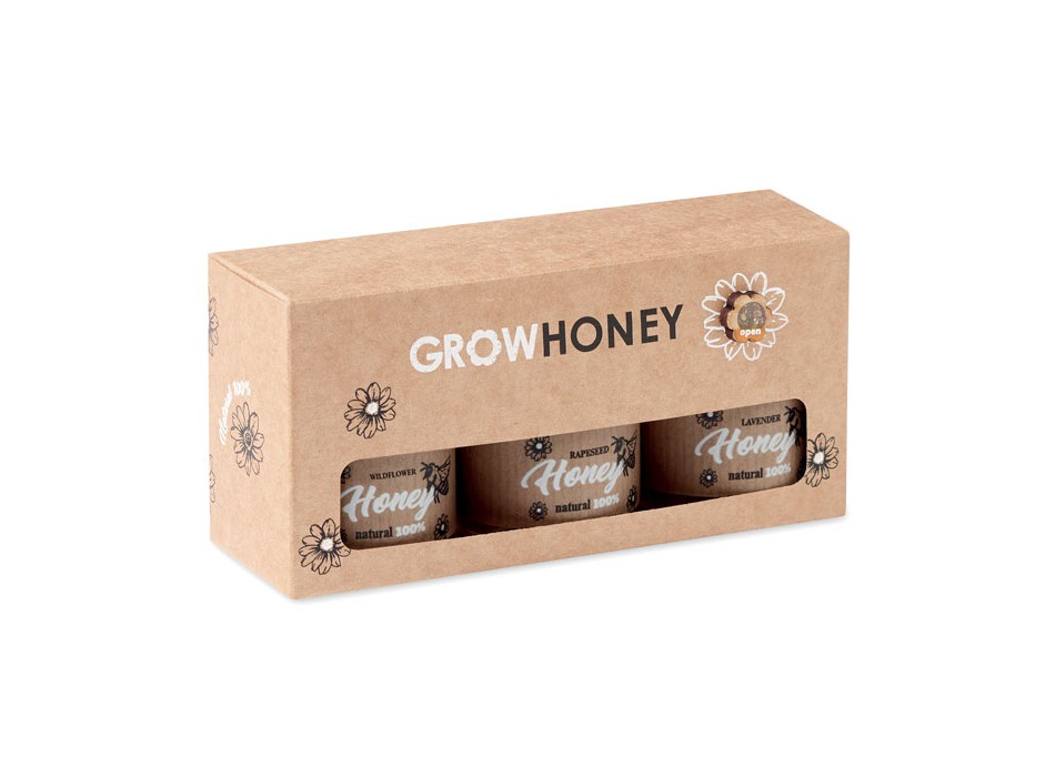 BEEBEE SET - Set di 3 vasetti di miele mille FullGadgets.com