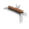 BELPIANO. Coltello tascabile multifunzione in acciaio inox e legno FullGadgets.com