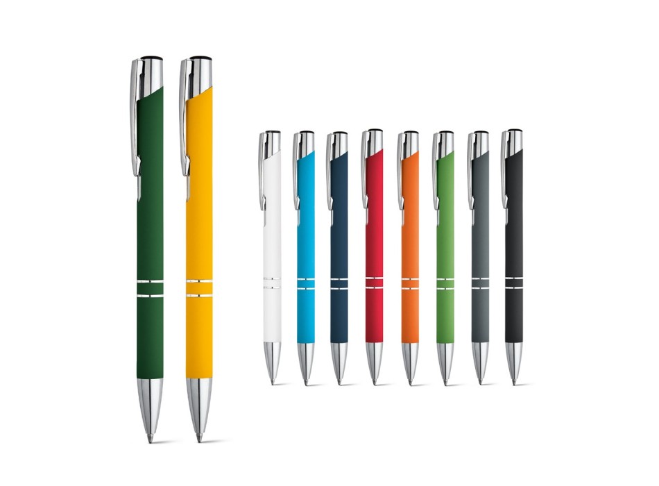 BETA SOFT. Penna a sfera in alluminio con finitura in gomma FullGadgets.com