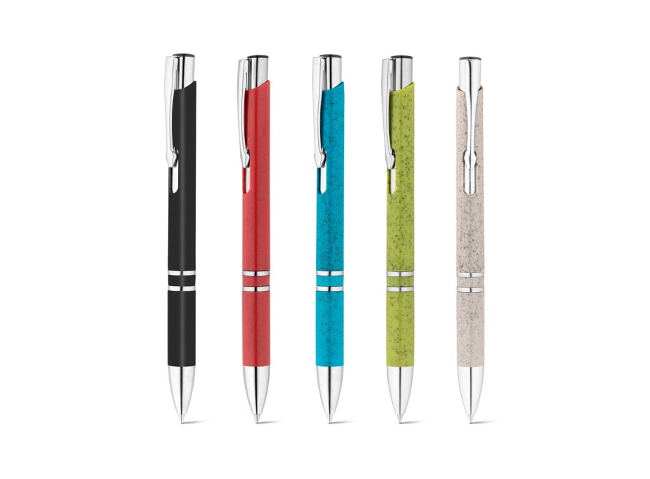 BETA WHEAT. Penna a sfera in fibra di grano e ABS con clip FullGadgets.com