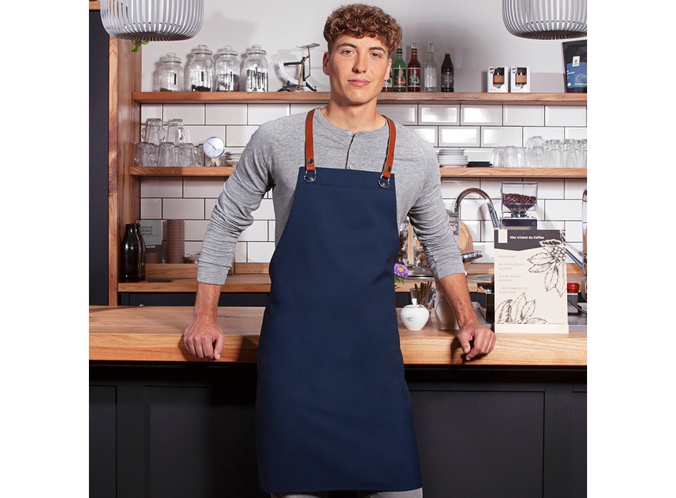 Bib Apron Green Gen. 65%rP35%O FullGadgets.com