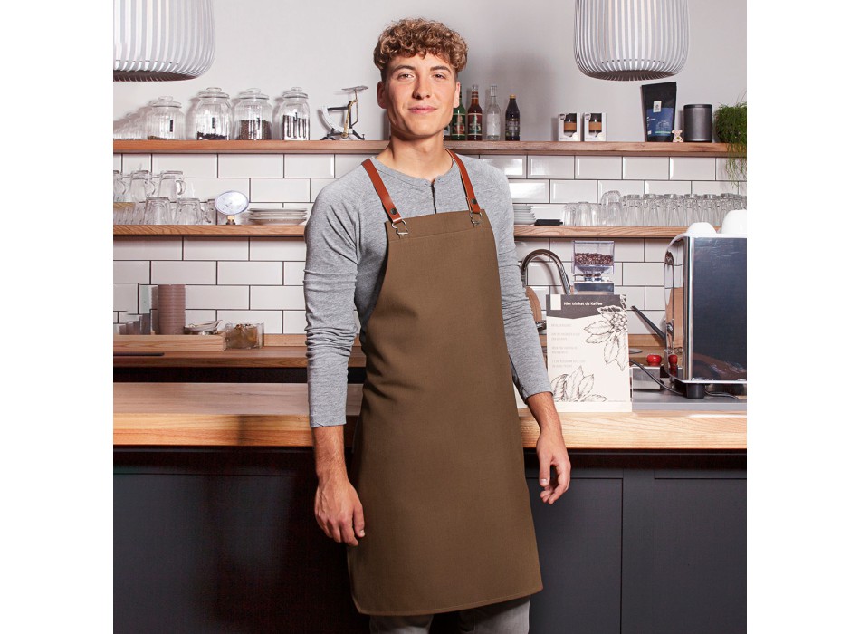 Bib Apron Green Gen. 65%rP35%O FullGadgets.com