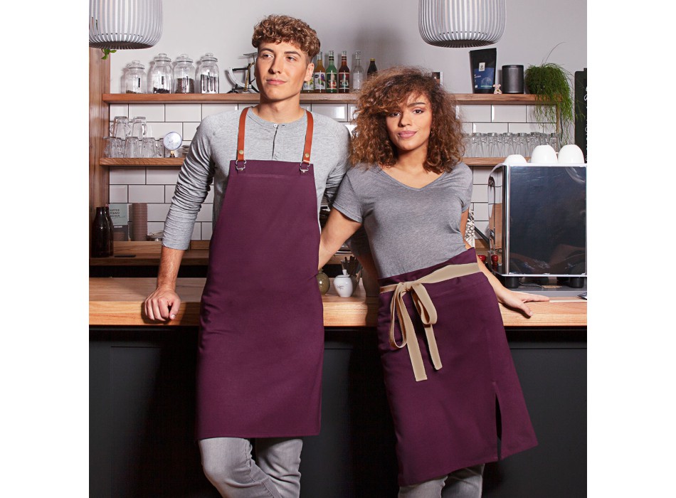 Bib Apron Green Gen. 65%rP35%O FullGadgets.com