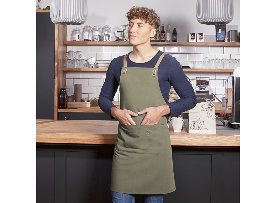 Bib Apron Ribb/P. 65%P35%C FullGadgets.com