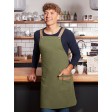 Bib Apron With Crossed Ribbons FullGadgets.com