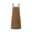 Bib Apron With Crossed Ribbons And Big Pocket FullGadgets.com