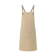 Bib Apron With Crossed Ribbons And Big Pocket FullGadgets.com