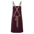 Bib Apron With Crossed Ribbons And Big Pocket FullGadgets.com