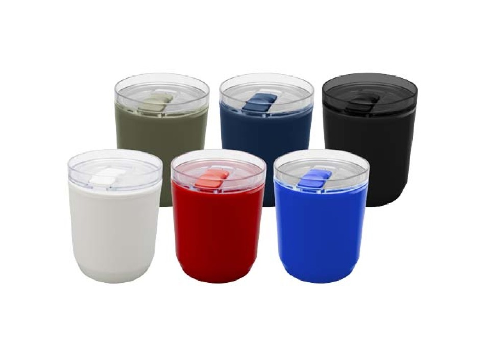 Bicchiere a doppia parete in plastica riciclata da 180 ml Hudson FullGadgets.com