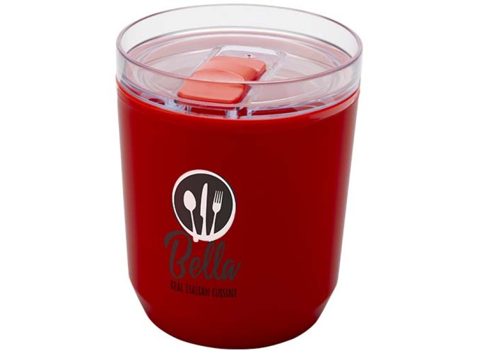 Bicchiere a doppia parete in plastica riciclata da 180 ml Hudson FullGadgets.com