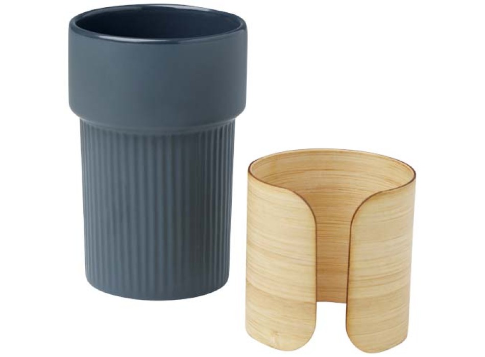 Bicchiere con custodia in bambù da 340 ml Fika FullGadgets.com