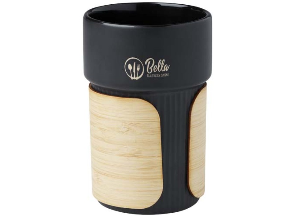 Bicchiere con custodia in bambù da 340 ml Fika FullGadgets.com
