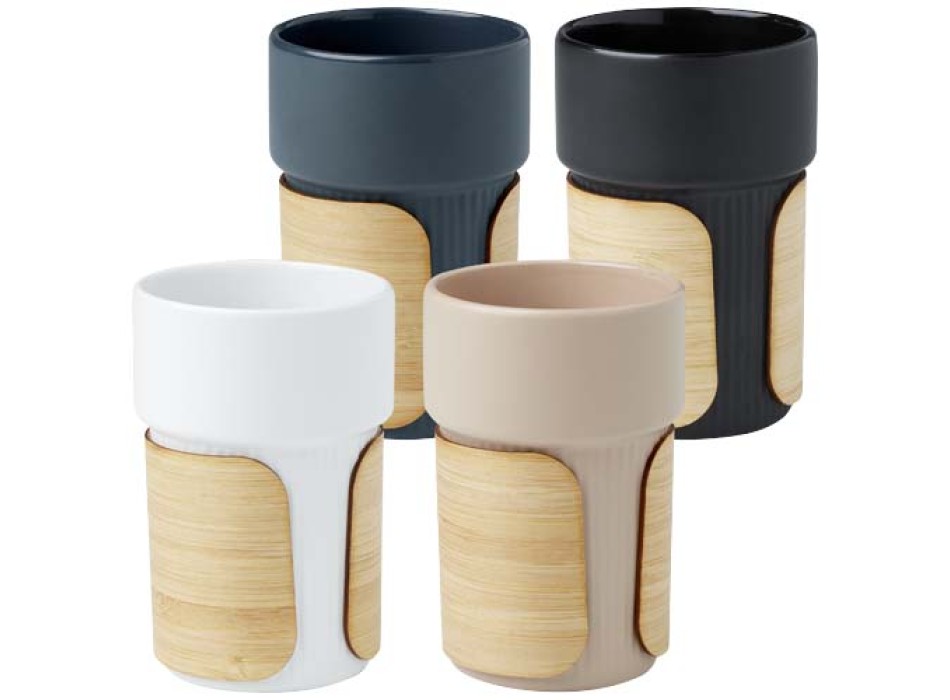 Bicchiere con custodia in bambù da 340 ml Fika FullGadgets.com