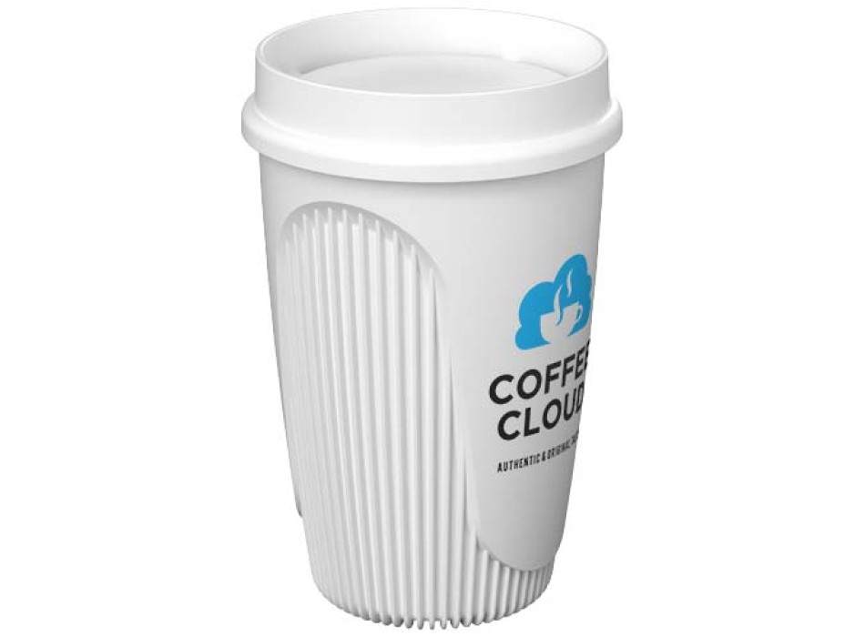 Bicchiere da 350 ml con coperchio a 360° Alto FullGadgets.com