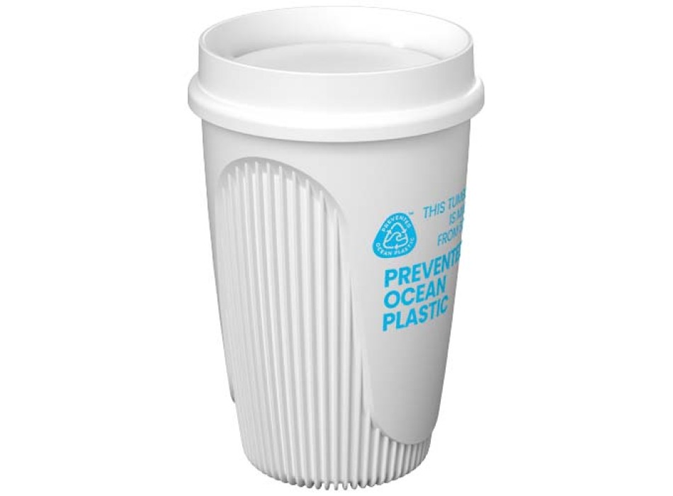 Bicchiere da 350 ml con coperchio a 360° Alto POP FullGadgets.com