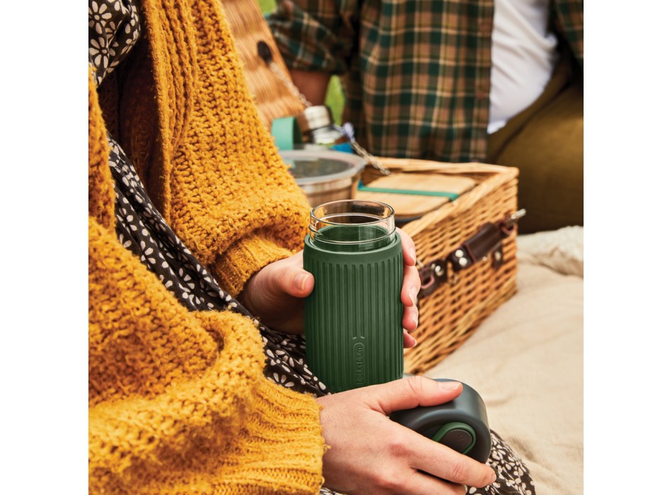 Bicchiere da viaggio Black+Blum in vetro 340ML FullGadgets.com