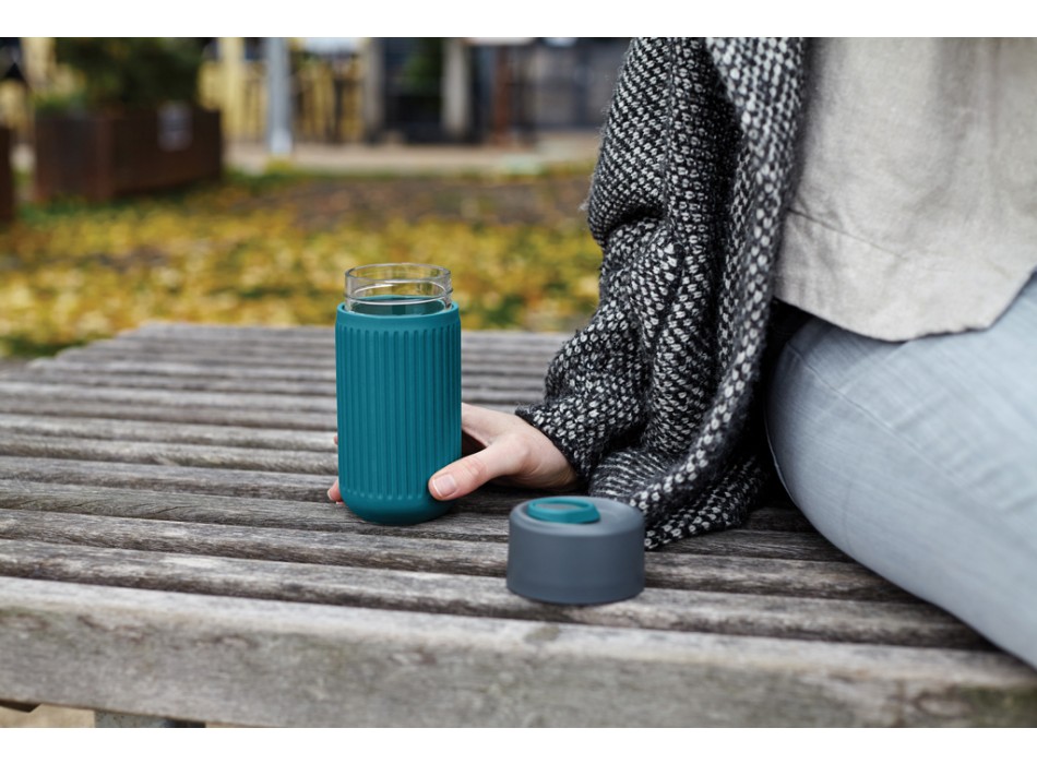 Bicchiere da viaggio Black+Blum in vetro 340ML FullGadgets.com