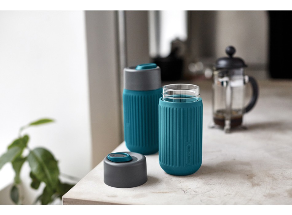 Bicchiere da viaggio Black+Blum in vetro 340ML FullGadgets.com