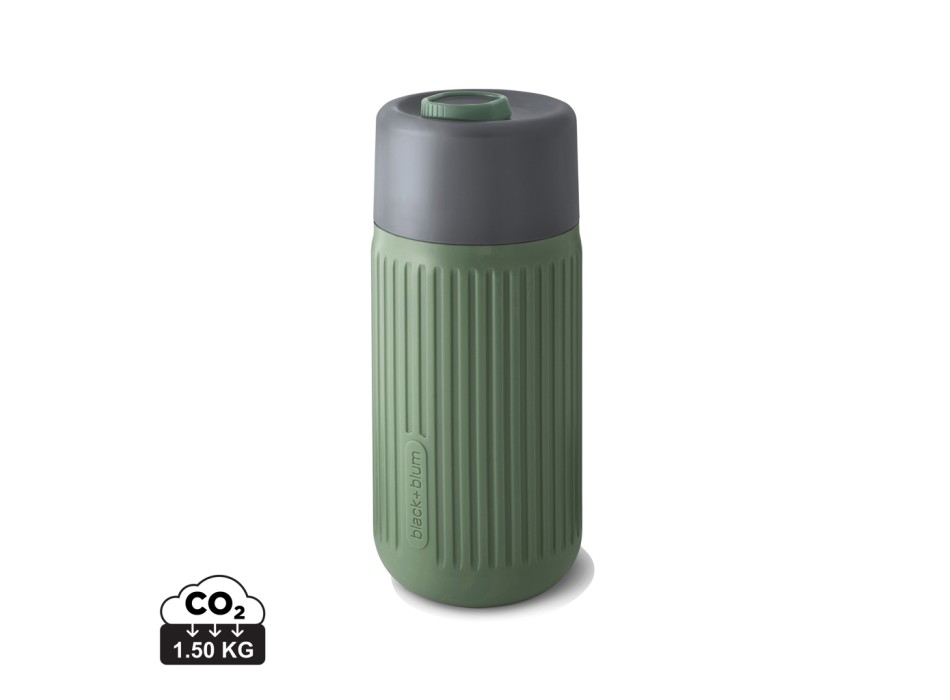 Bicchiere da viaggio Black+Blum in vetro 340ml FullGadgets.com