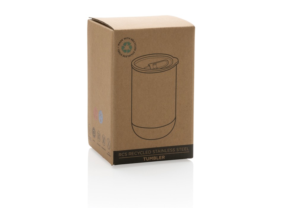 Bicchiere in acciaio inossidabile riciclato RCS 360ml FullGadgets.com