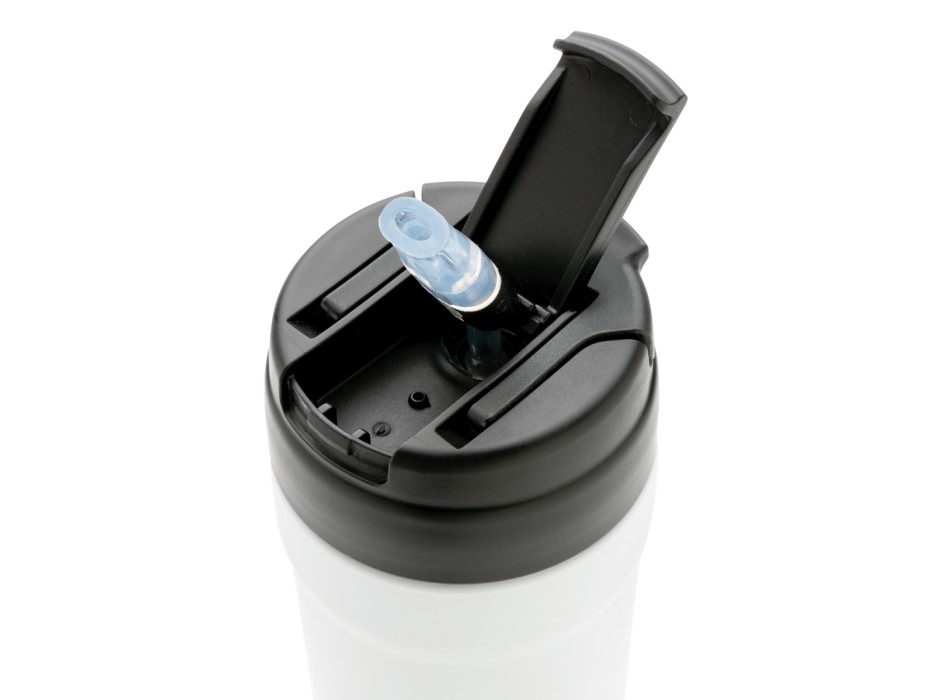 Bicchiere in acciaio riciclato RCS con tappo caldo/freddo FullGadgets.com