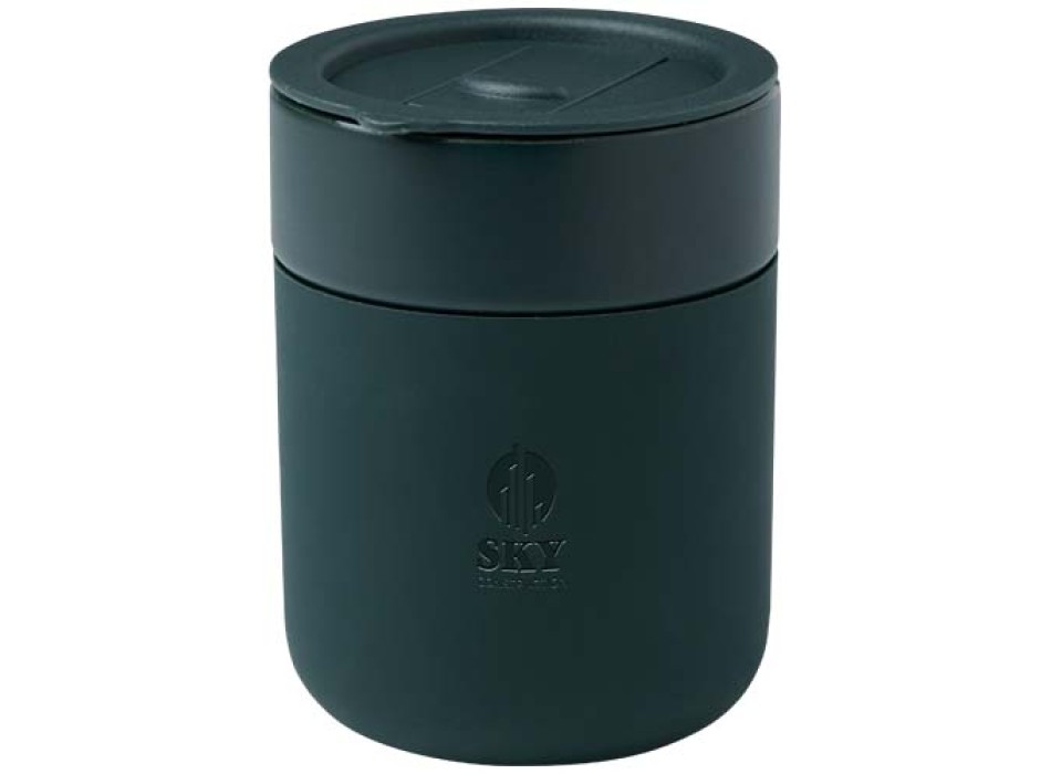 Bicchiere in ceramica con involucro in silicone e coperchio in plastica da 330 ml Java FullGadgets.com