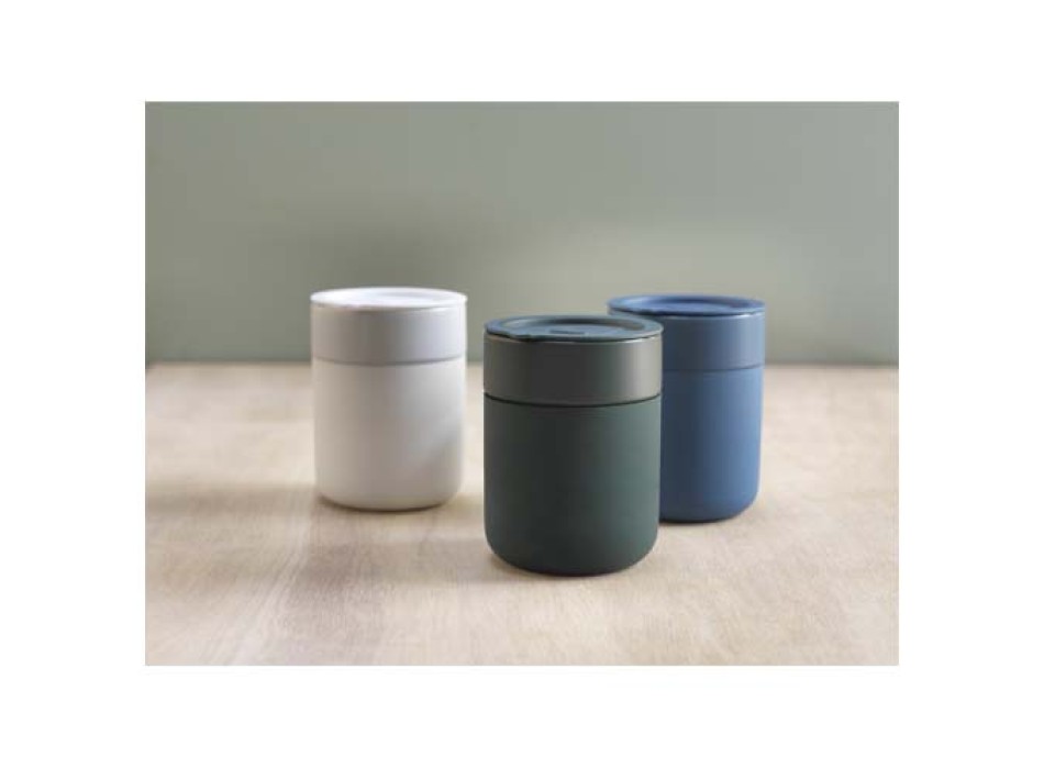 Bicchiere in ceramica con involucro in silicone e coperchio in plastica da 330 ml Java FullGadgets.com