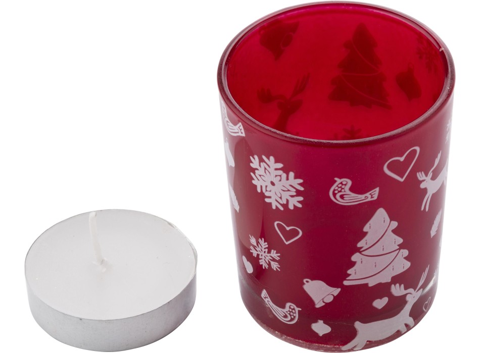 Bicchiere in cristallo con candela Kirsten FullGadgets.com