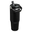 Bicchiere isolato Stanley IceFlow™ 2.0 da 890 ml in acciaio inox con cannuccia ribaltabile FullGadgets.com