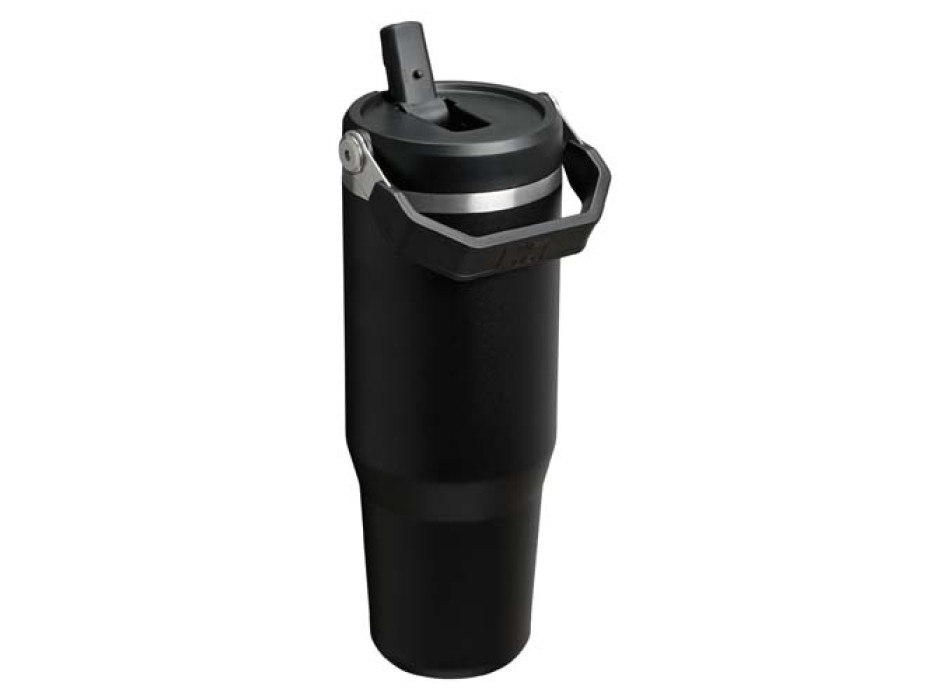 Bicchiere isolato Stanley IceFlow™ 2.0 da 890 ml in acciaio inox con cannuccia ribaltabile FullGadgets.com