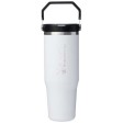 Bicchiere isolato Stanley IceFlow™ 2.0 da 890 ml in acciaio inox con cannuccia ribaltabile FullGadgets.com