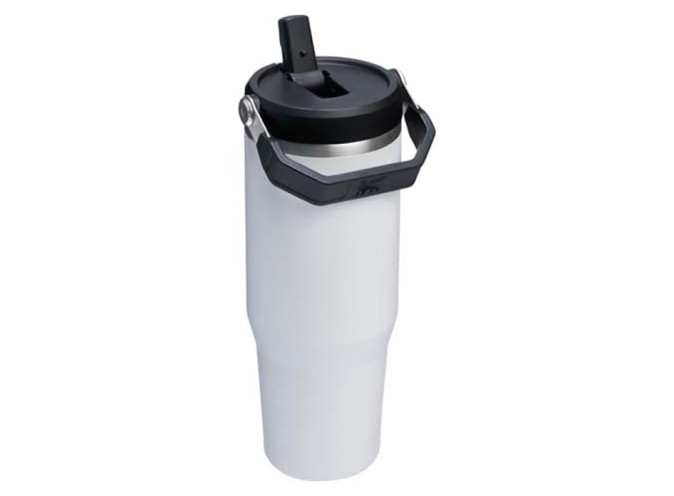 Bicchiere isolato Stanley IceFlow™ 2.0 da 890 ml in acciaio inox con cannuccia ribaltabile FullGadgets.com