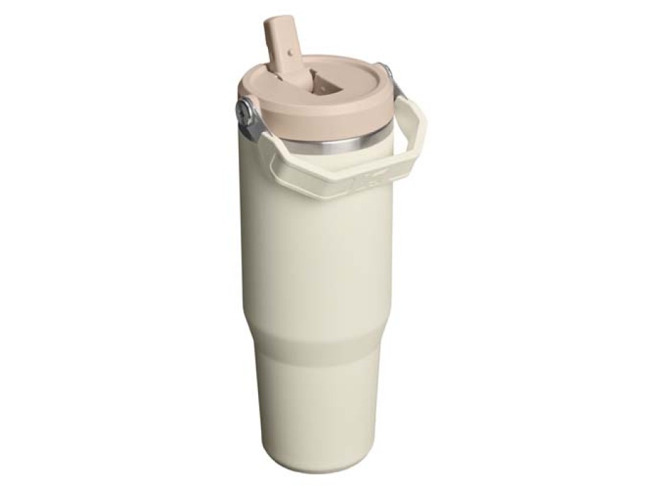 Bicchiere isolato Stanley IceFlow™ 2.0 da 890 ml in acciaio inox con cannuccia ribaltabile FullGadgets.com