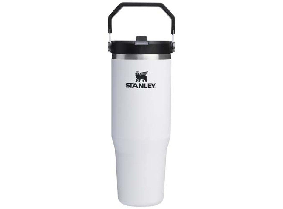 Bicchiere isolato Stanley IceFlow™ 2.0 da 890 ml in acciaio inox con cannuccia ribaltabile FullGadgets.com