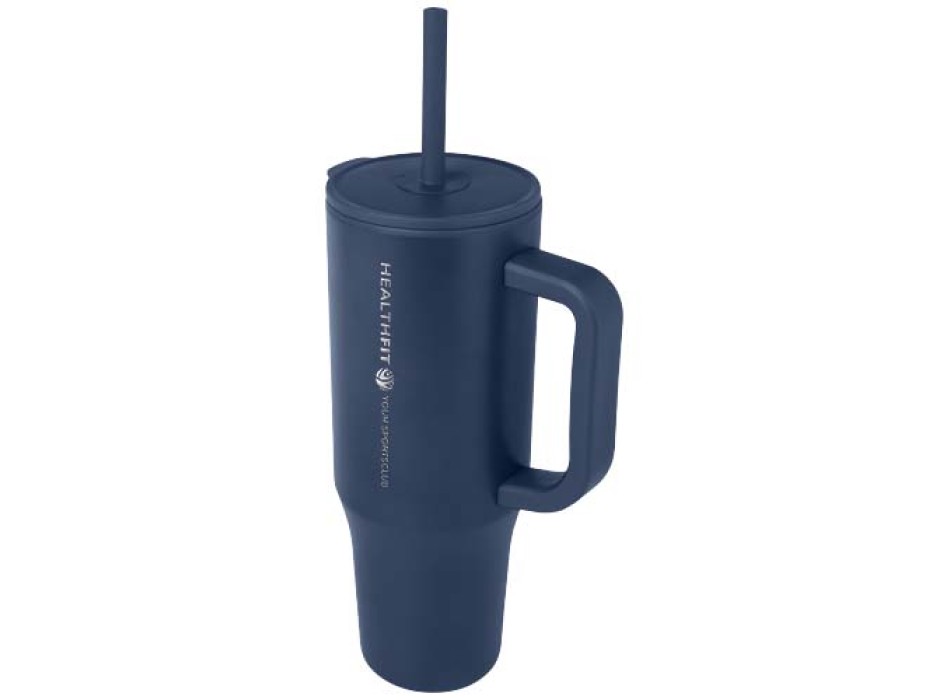 Bicchiere termico da 900 ml certificato RCS con cannuccia in silicone Brady FullGadgets.com