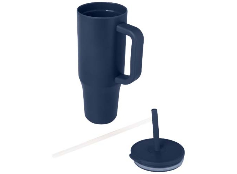 Bicchiere termico da 900 ml certificato RCS con cannuccia in silicone Brady FullGadgets.com