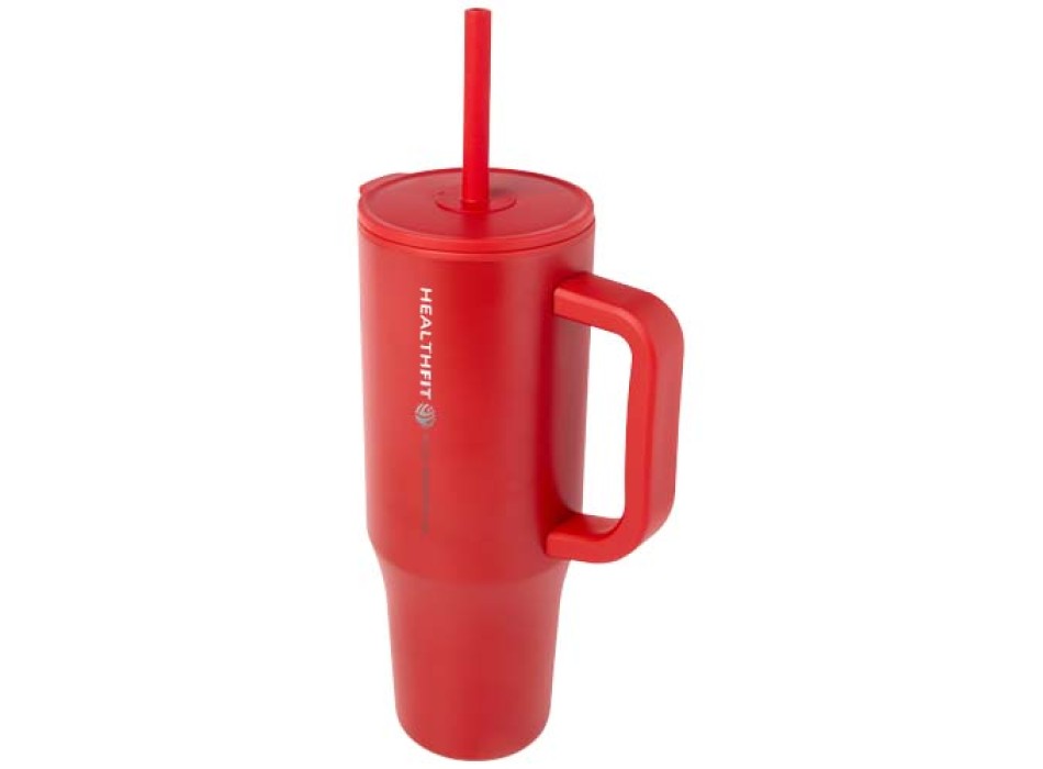 Bicchiere termico da 900 ml certificato RCS con cannuccia in silicone Brady FullGadgets.com