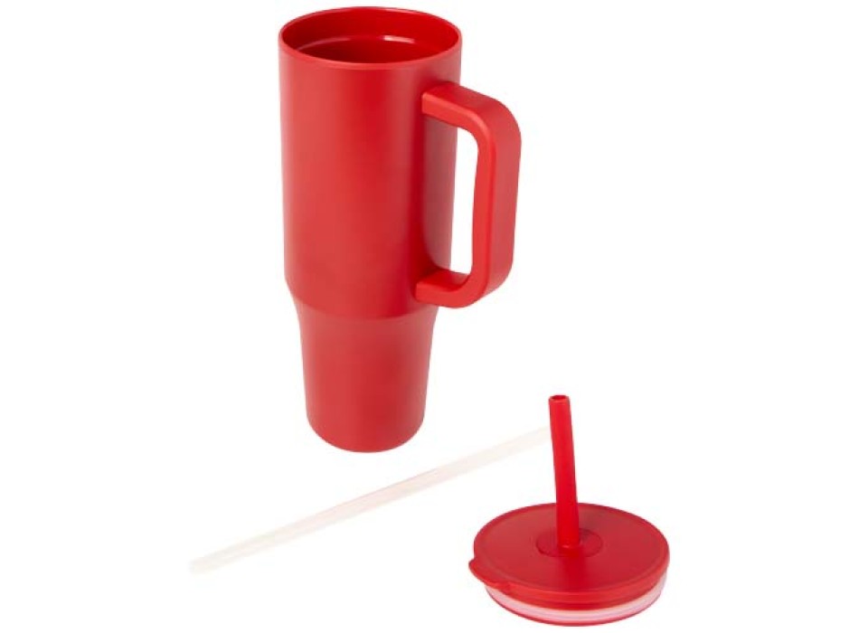 Bicchiere termico da 900 ml certificato RCS con cannuccia in silicone Brady FullGadgets.com