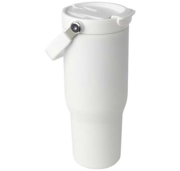 Bicchiere termico da 900 ml in acciaio inossidabile riciclato certificato RCS con sottovuoto in rame e coperchio a doppia funzione Bronx FullGadgets.com