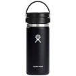 Bicchiere termico Hydro Flask Wide Mouth in acciaio inossidabile da 473 ml con tappo Flex Sip™ FullGadgets.com
