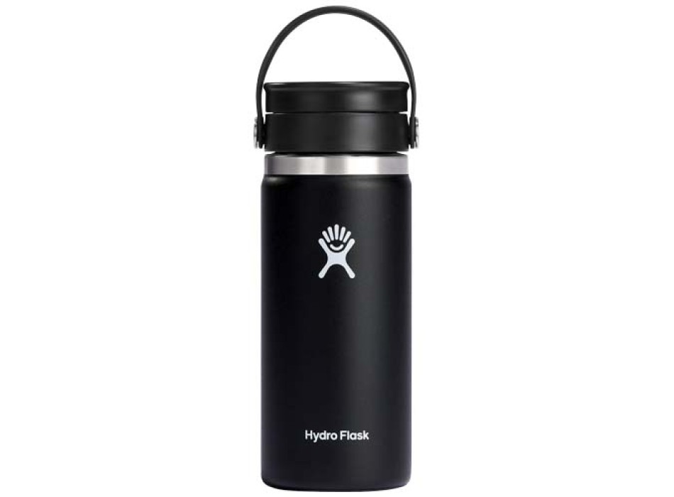 Bicchiere termico Hydro Flask Wide Mouth in acciaio inossidabile da 473 ml con tappo Flex Sip™ FullGadgets.com