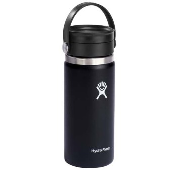 Bicchiere termico Hydro Flask Wide Mouth in acciaio inossidabile da 473 ml con tappo Flex Sip™ FullGadgets.com