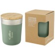 Bicchiere termico in acciaio inossidabile con isolamento sottovuoto in rame e coperchio in bambù da 330 ml Lagan FullGadgets.com