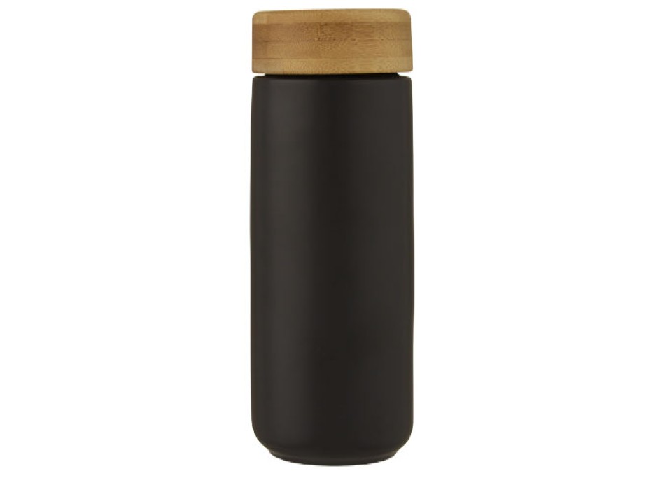 Bicchiere termico in ceramica con coperchio in bambù da 300 ml Lumi FullGadgets.com
