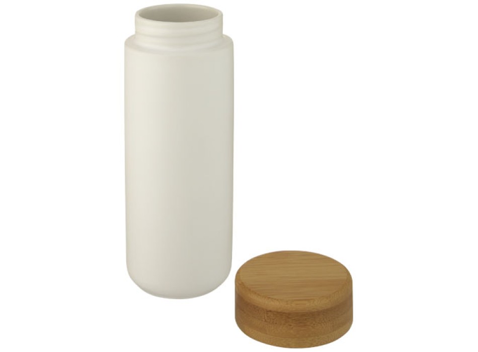 Bicchiere termico in ceramica con coperchio in bambù da 300 ml Lumi FullGadgets.com