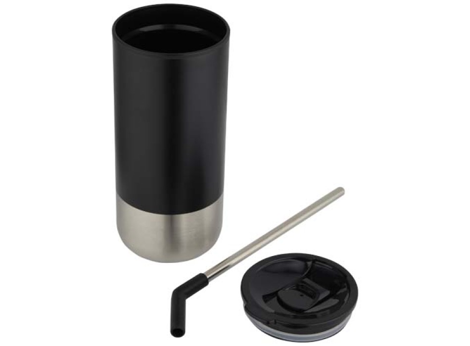 Bicchiere termico in materiale certificato RCS con cannuccia Grayson da 480 ml FullGadgets.com