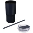 Bicchiere termico in materiale riciclato RCS a doppia parete con cannuccia da 540 ml Westin FullGadgets.com