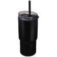 Bicchiere termico in materiale riciclato RCS a doppia parete con cannuccia da 540 ml Westin FullGadgets.com