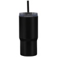 Bicchiere termico in materiale riciclato RCS a doppia parete con cannuccia da 540 ml Westin FullGadgets.com
